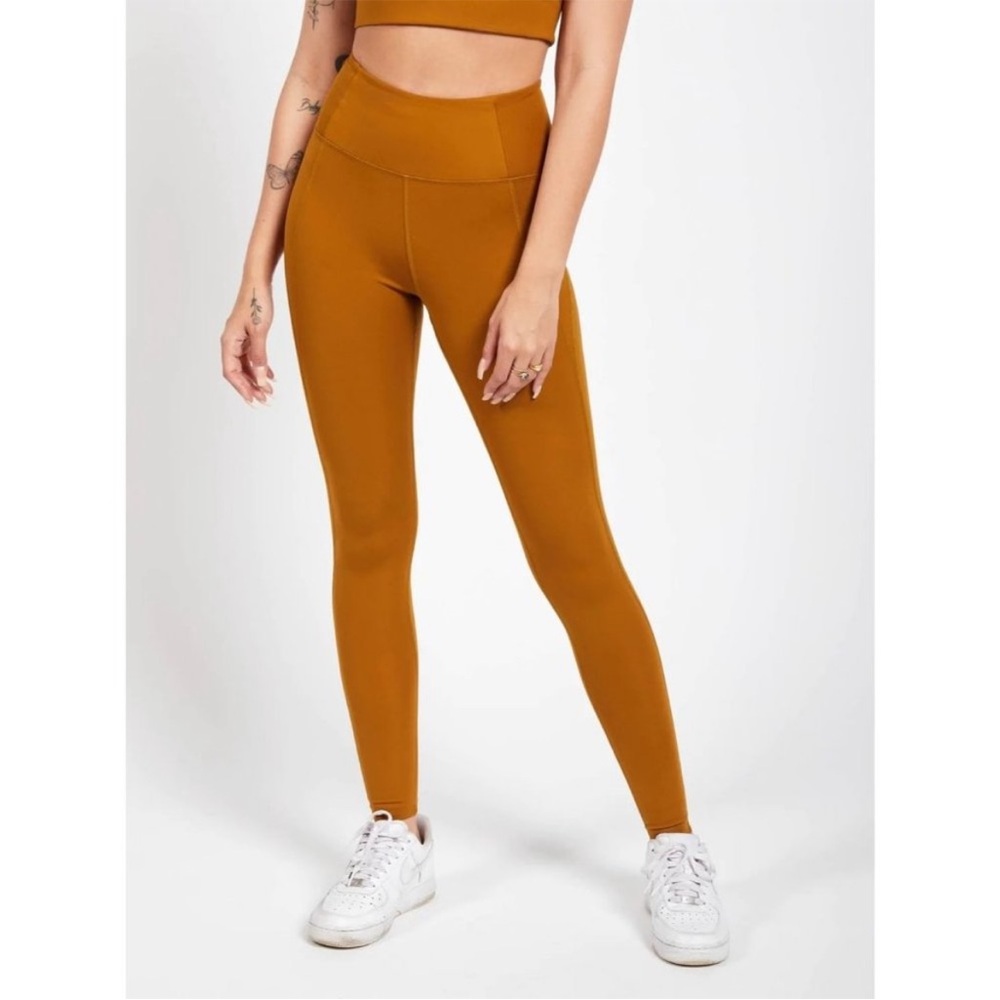 Girlfriend Collective Saddle 7/8 High Waist Leggings